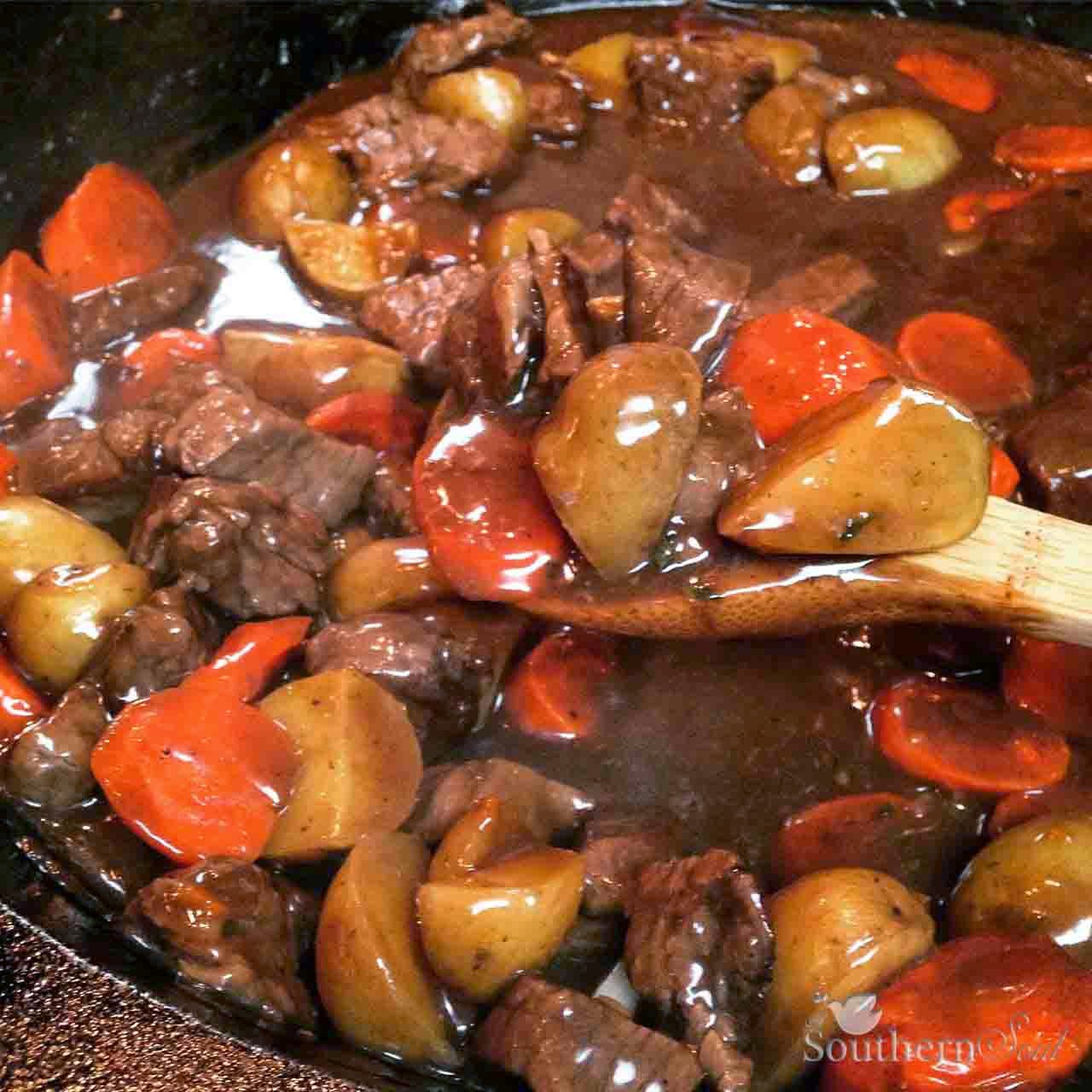 A Southern Soul Skillet Beef Stew