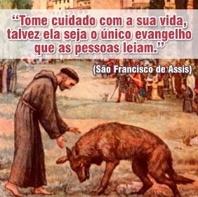 frase de São Francisco de Assis