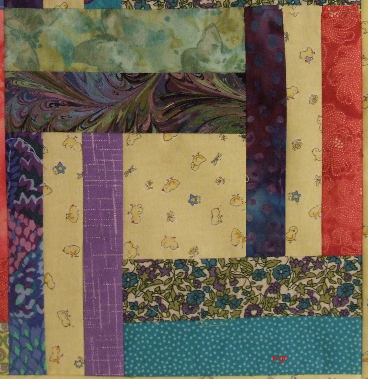 Wayward Girls' Crafts Grandbaby quilt, part 2