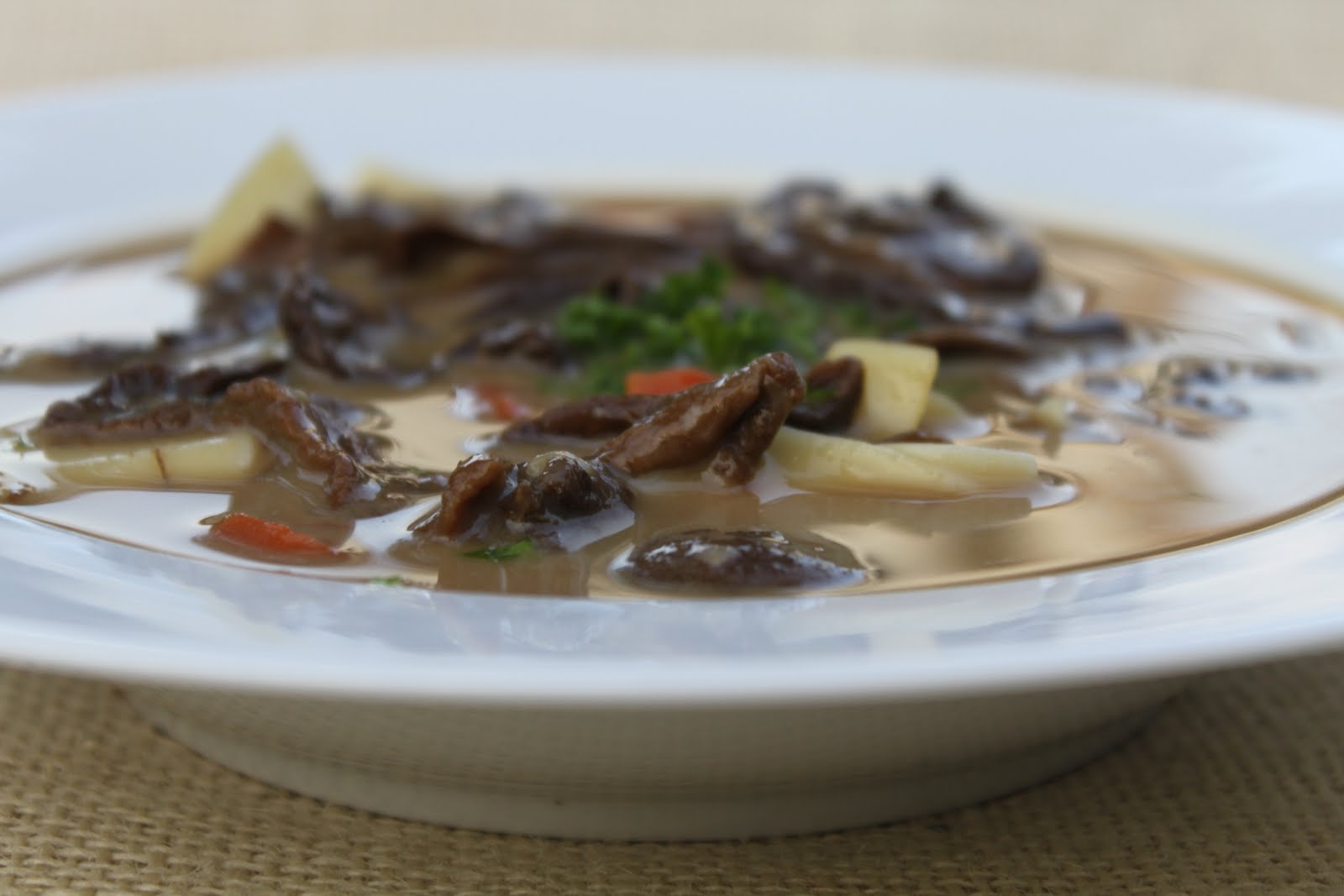 Pots and Frills Dried Porcini SoupMy Number One Soup