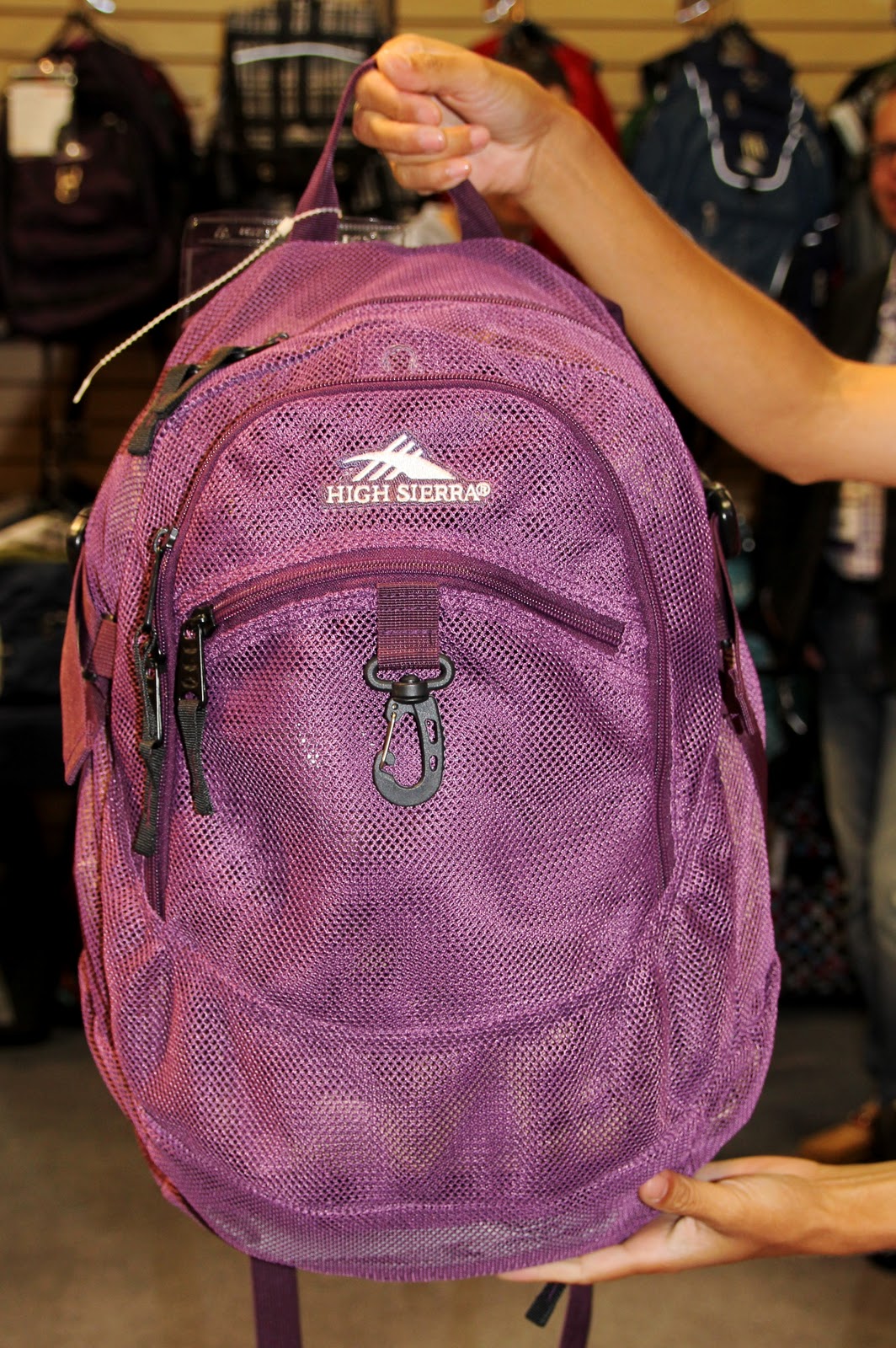 high sierra airhead mesh backpack