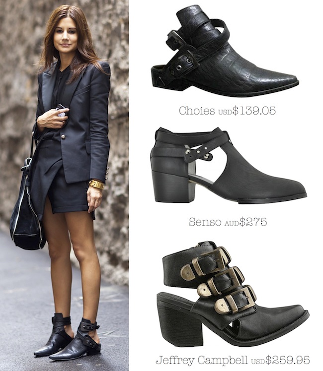 cut out ankle boots australia