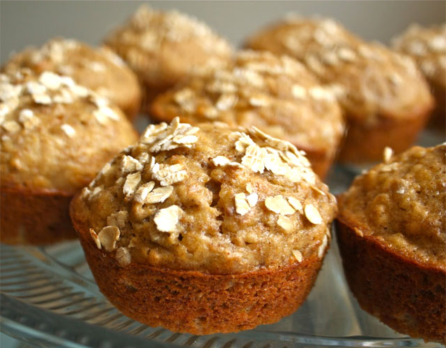 CathFit Receitas Fit Muffin de Aveia e Banana