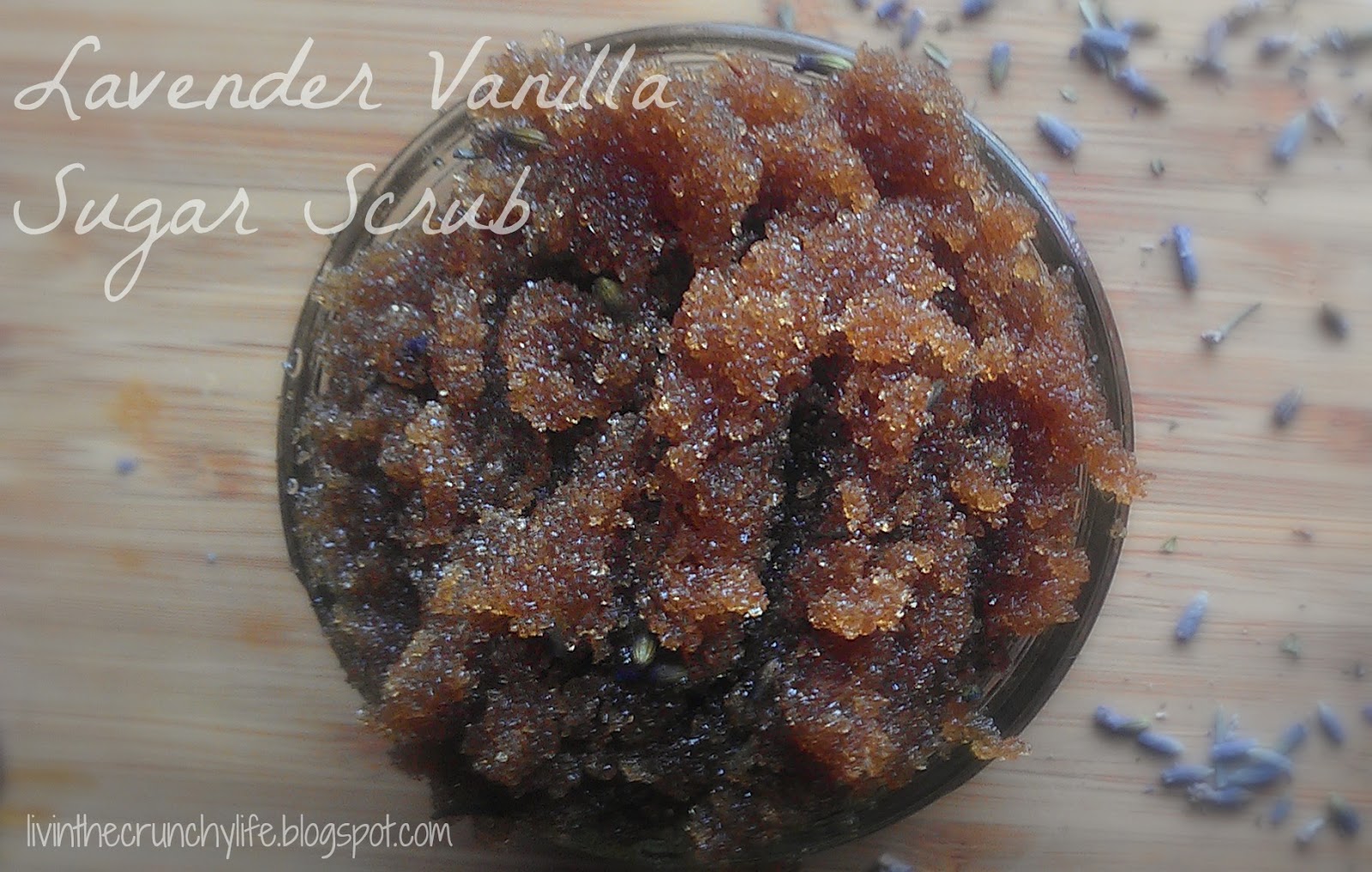 DIY Lavender Vanilla Sugar Scrub Livin' the Crunchy Life