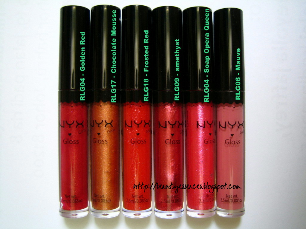 NYX Round Lip Gloss Beauty Essences