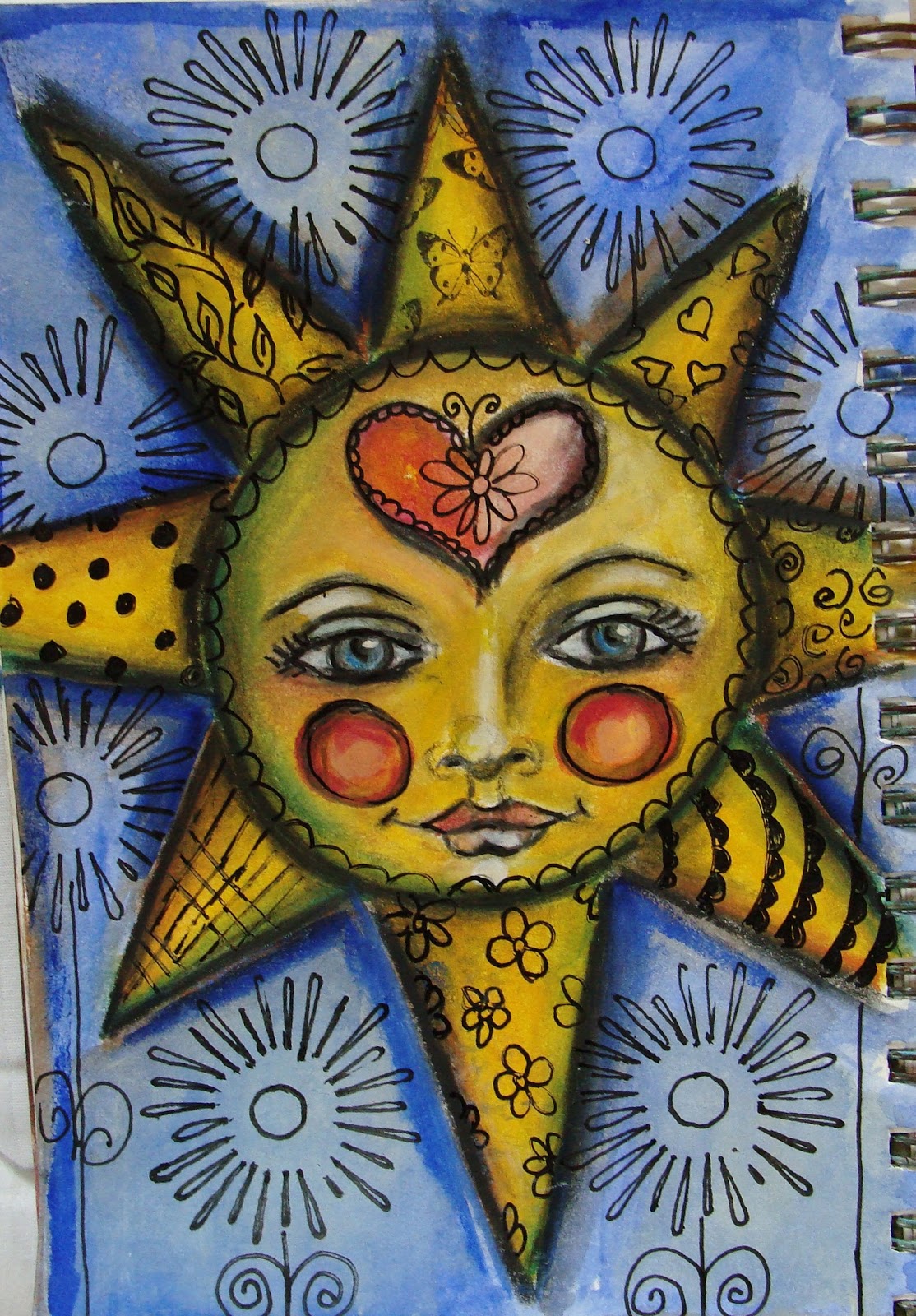 My Art Journal: 29 Faces Day 4