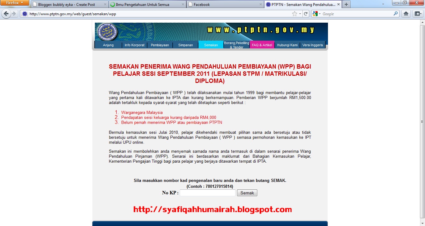 Online Diary Sila Check Wpp Masing Masing Ya