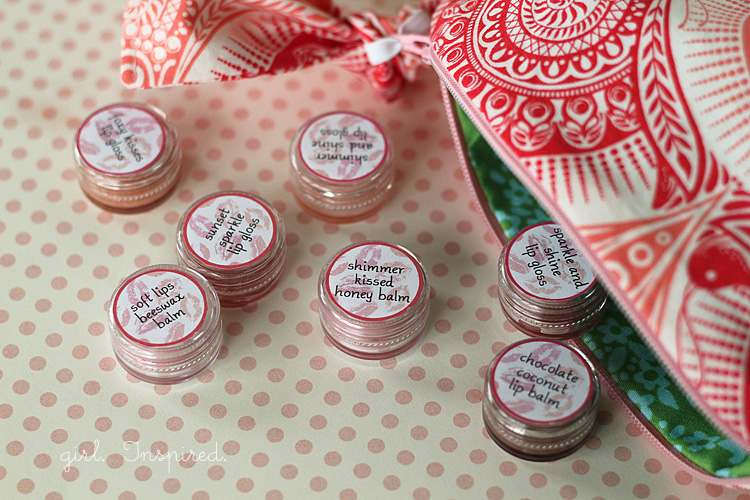 Lip Gloss DIY and Printable Labels girl. Inspired.