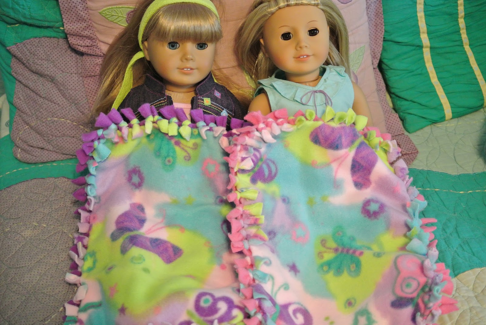 18 inch doll blanket size