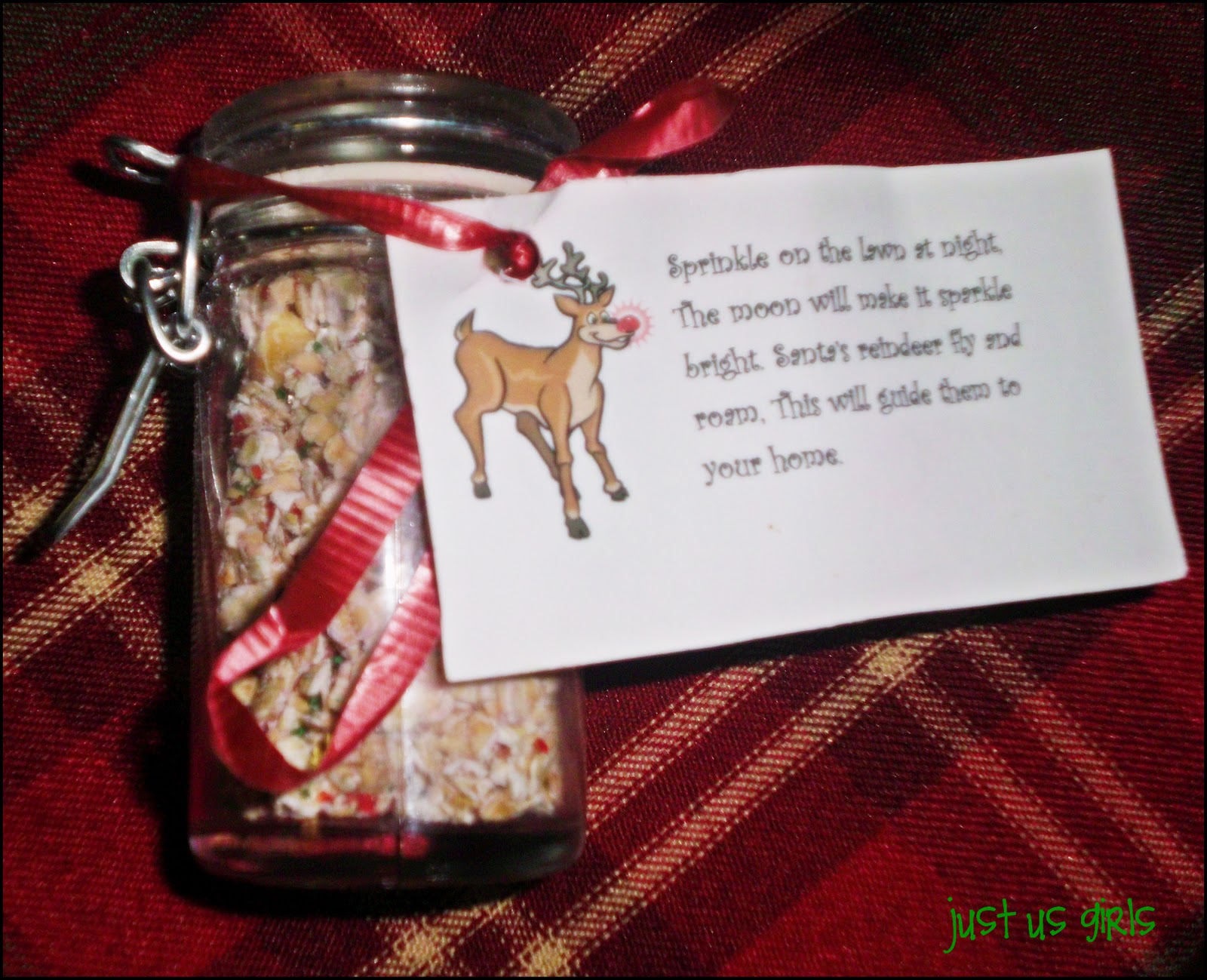 DIY Reindeer Food Just Us Girls