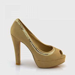 Pantofi dama bej piele eco