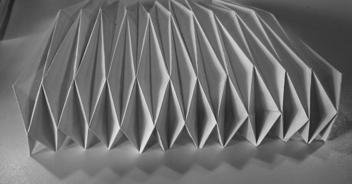ORIGAMI Simple Folds/ Form finding in Architecture