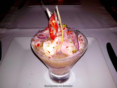 Ocho Ceviche Bar: Ceviche de Peixe Branco Ocho Ceviche Bar: Ceviche de Peixe Branco