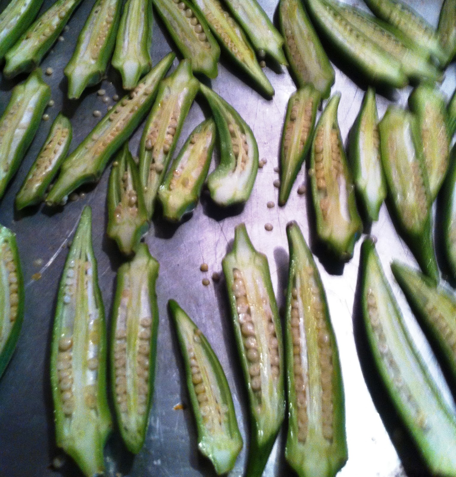 simplysandi Roasted Okra