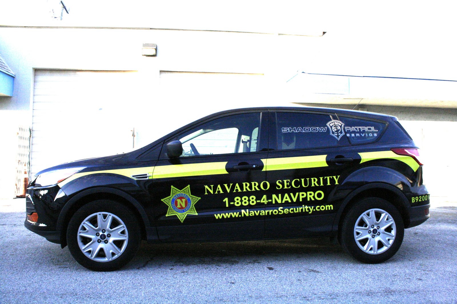 Security Patrol Car Wrap Graphics Fort Lauderdale Florida Navarro