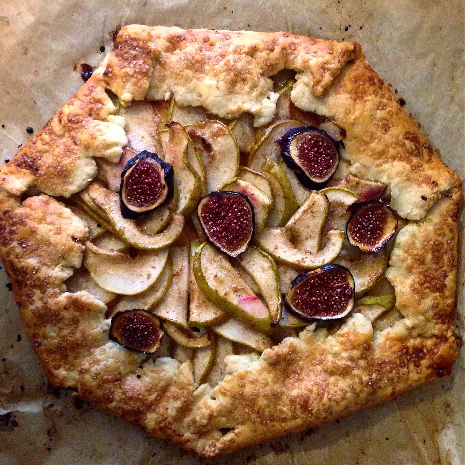 salt & zest Pear and Fig Galette