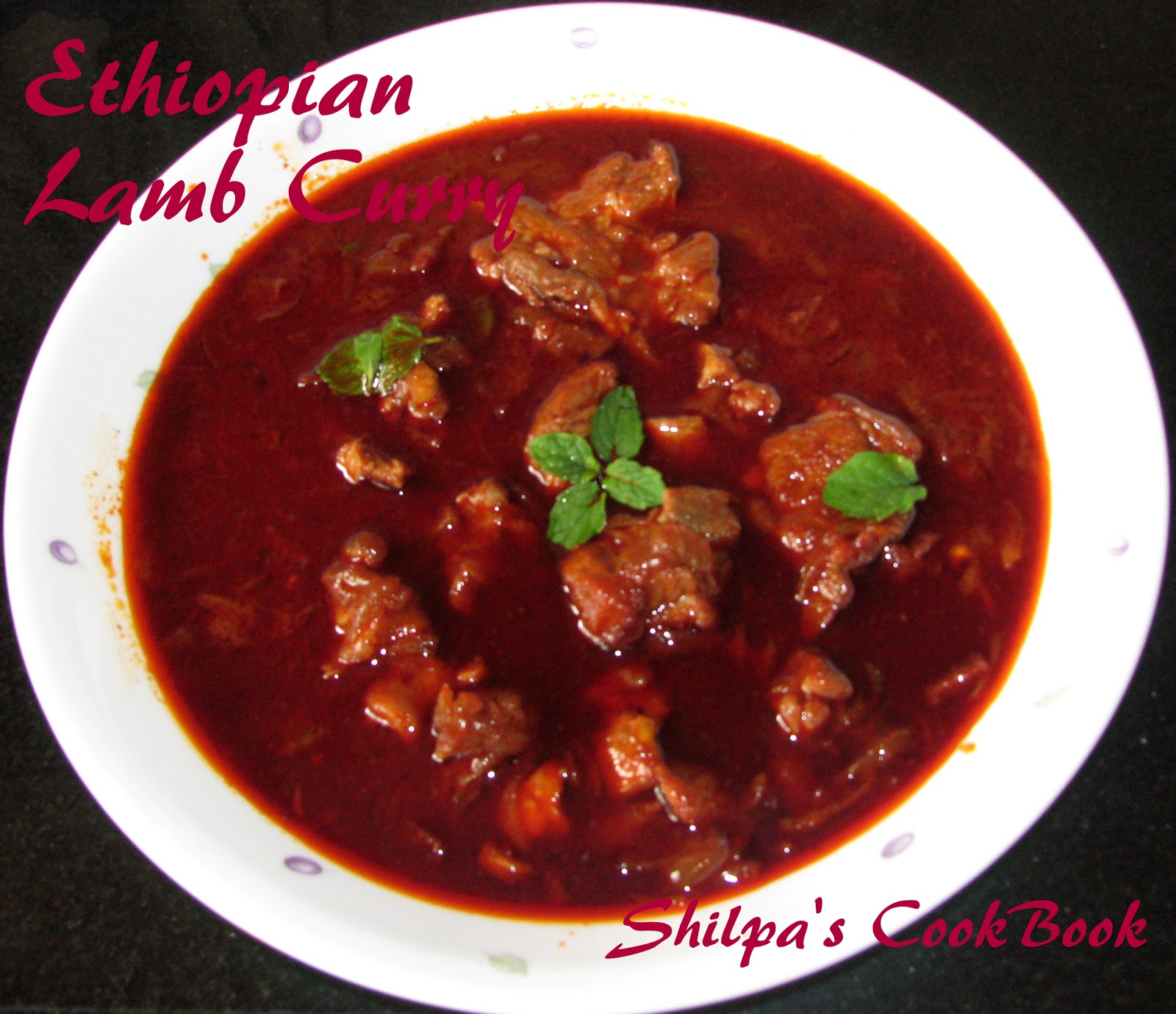 Cook Book Ethiopian Lamb