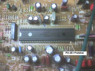 S S E Tip Service Tv Samsung Cb21m17mlh Berkedip