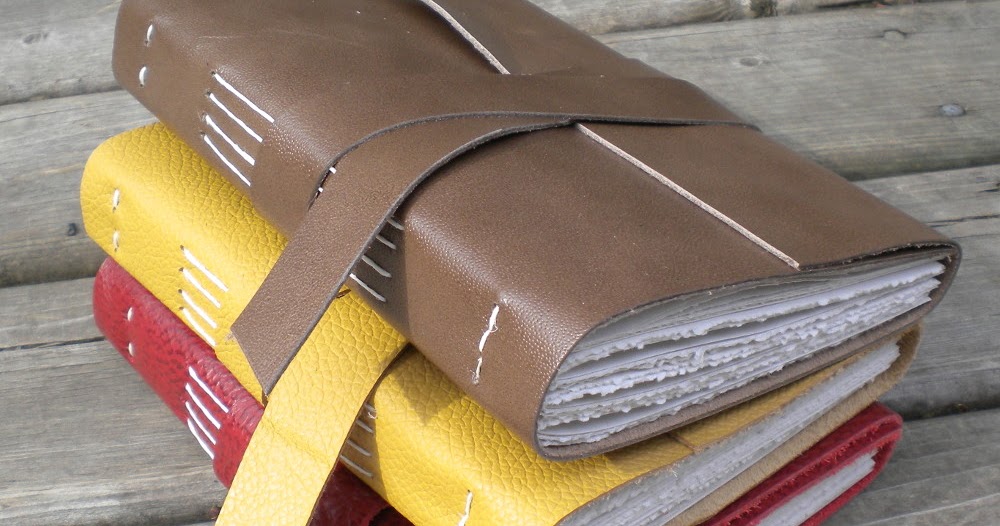 My Handbound Books Bookbinding Blog Make Your Own Leather Journal