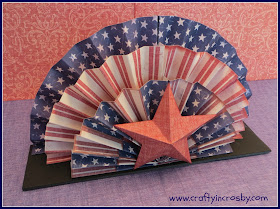 paper folding, paper crafts, July Fourth, Fourth of July, Patriotic