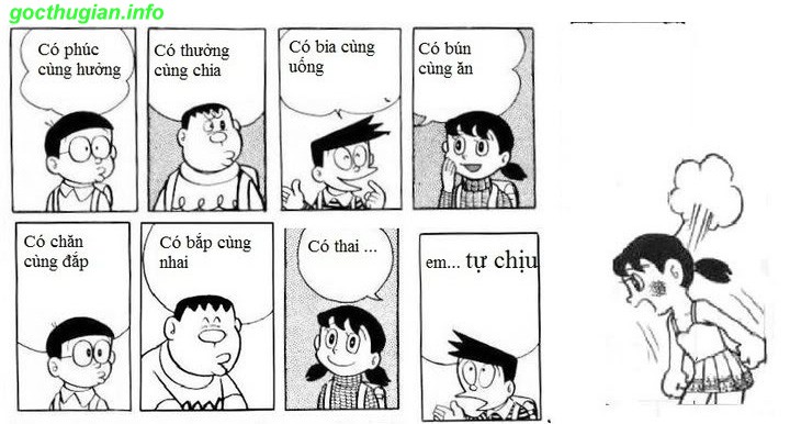 Đôrêmon chế - Có phước cùng hưởng