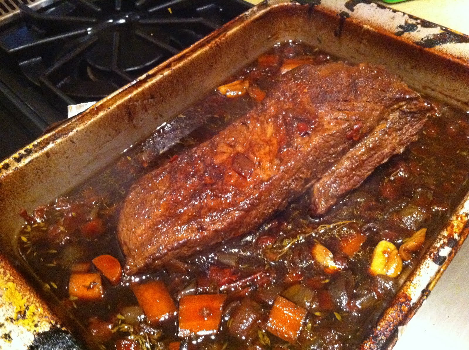 A Kalorama Kitchen Buffalo brisket in stout