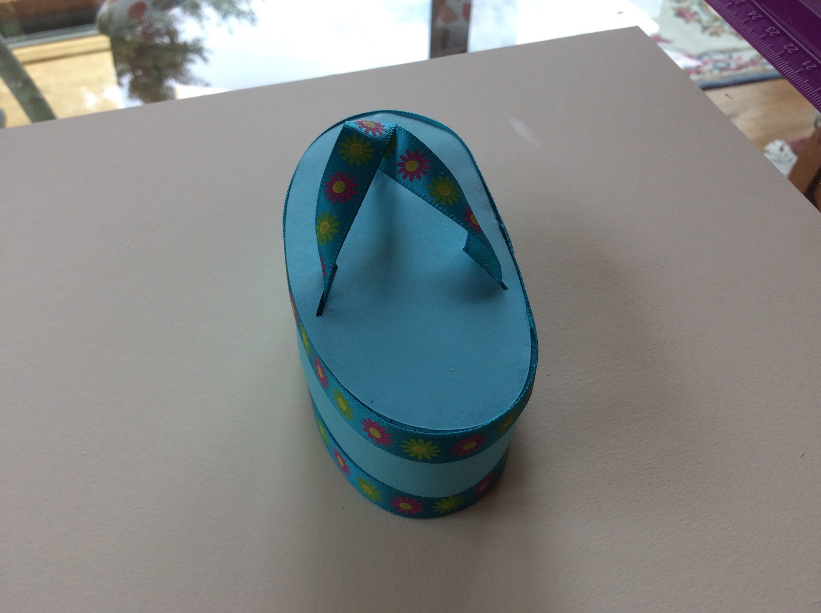 Papercrafts and other fun things Summer Flip Flop Shoe Box