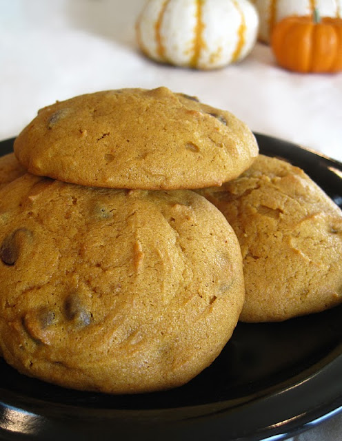 Healthy Pumpkin Chocolate Chip Cookies