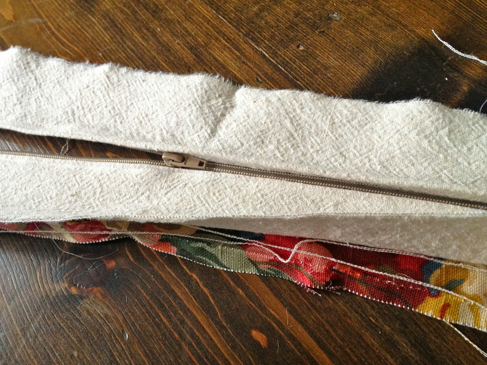 That's My Letter DIY Windowseat Cushion Cover