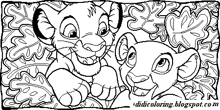 lion king printable two excited lions dania rehman walt disney coloring pages - Coloring Pages Lions lion king printable two excited lions dania rehman walt disney coloring pages - Coloring Pages Lions