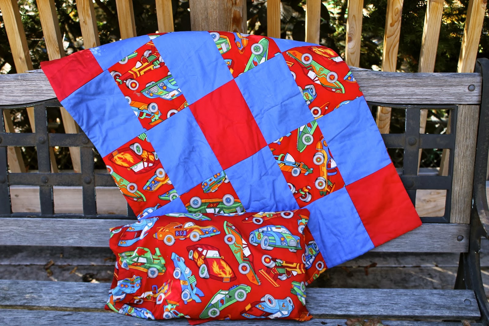 SEW4MY3 Nap Time Blanket and Pillow For Kindergarten