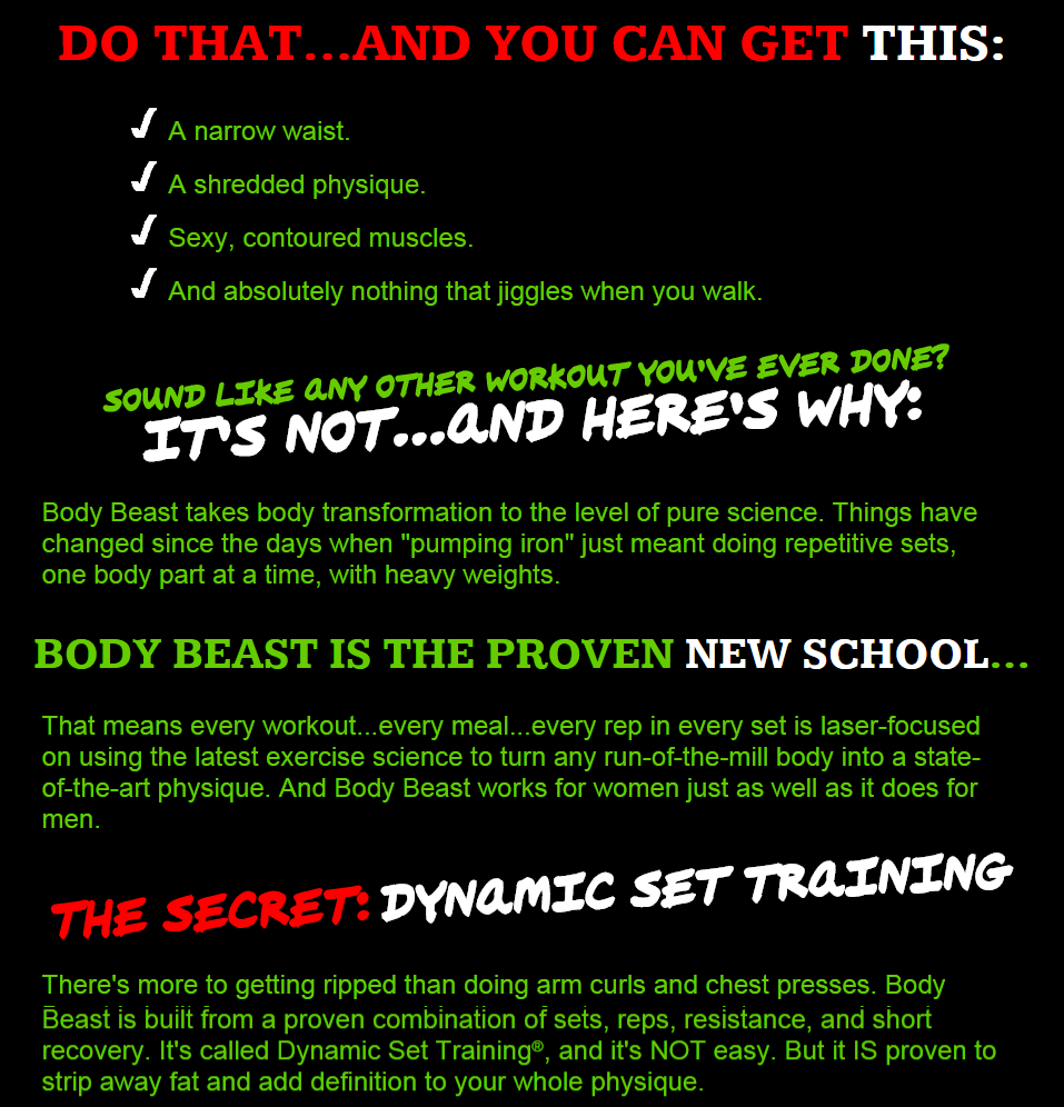  Body Beast Workout Review for Beginner