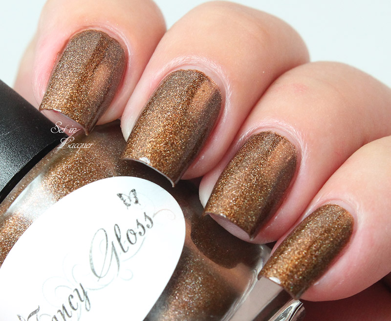 Fancy Gloss Polish Glitter Thermal And Holos Oh My Set In Fancy Gloss Chocolate In