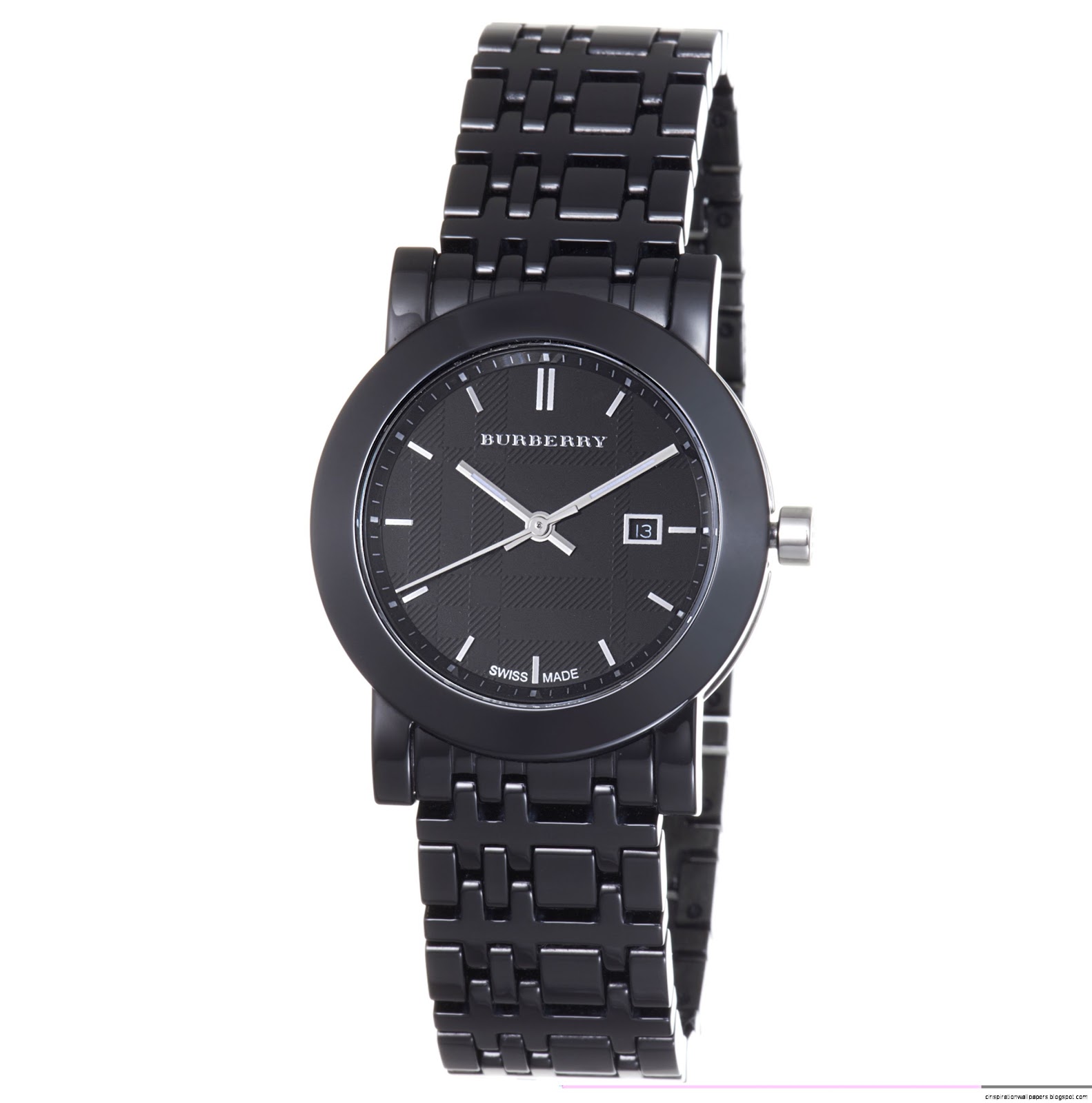 Burberry Black Ceramic Watch Womens Burberry Black Ceramic Watch Womens