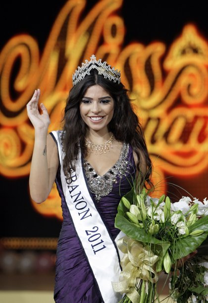 miss lebanon 2011 winner yara khoury mikael