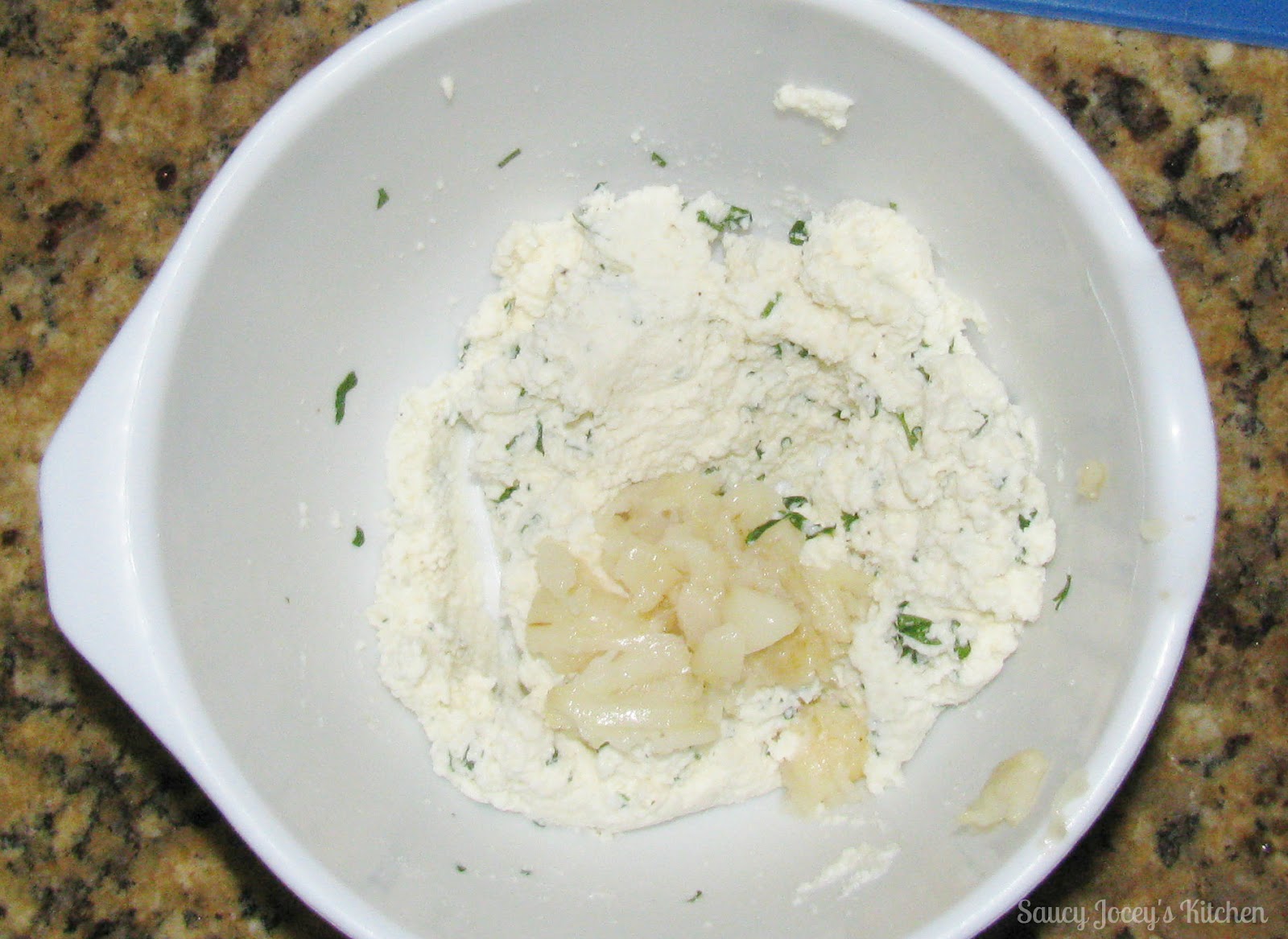 Saucy Jocey's Kitchen Ricotta & Roasted Garlic Bread