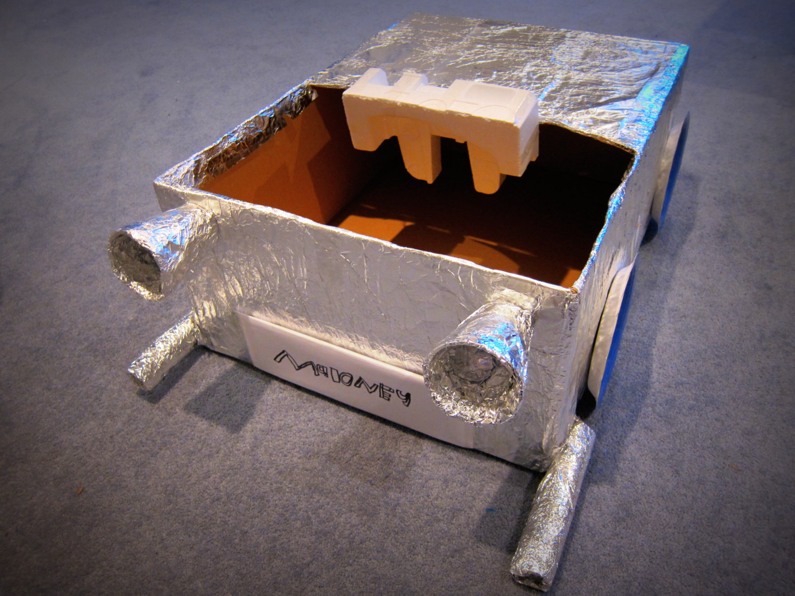 How To Make a Cardboard Box Car the adventures of MNMs