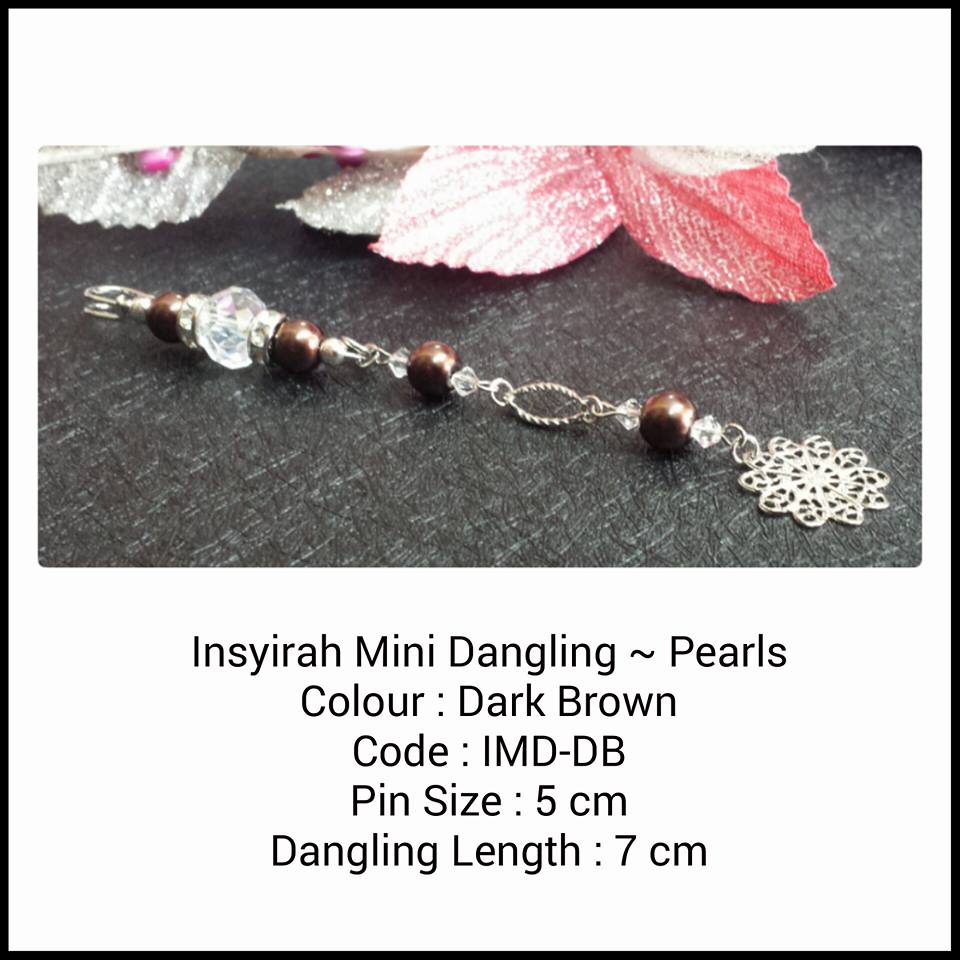 Brooch Pin - Mini Dangling - Pearls