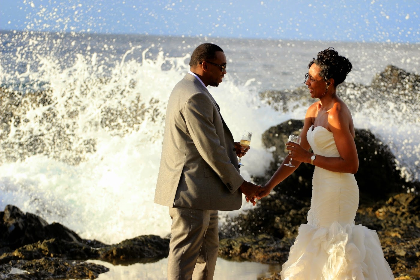 Real Destination Weddings Uk Bride Trinidad Groom Tobago Beach
