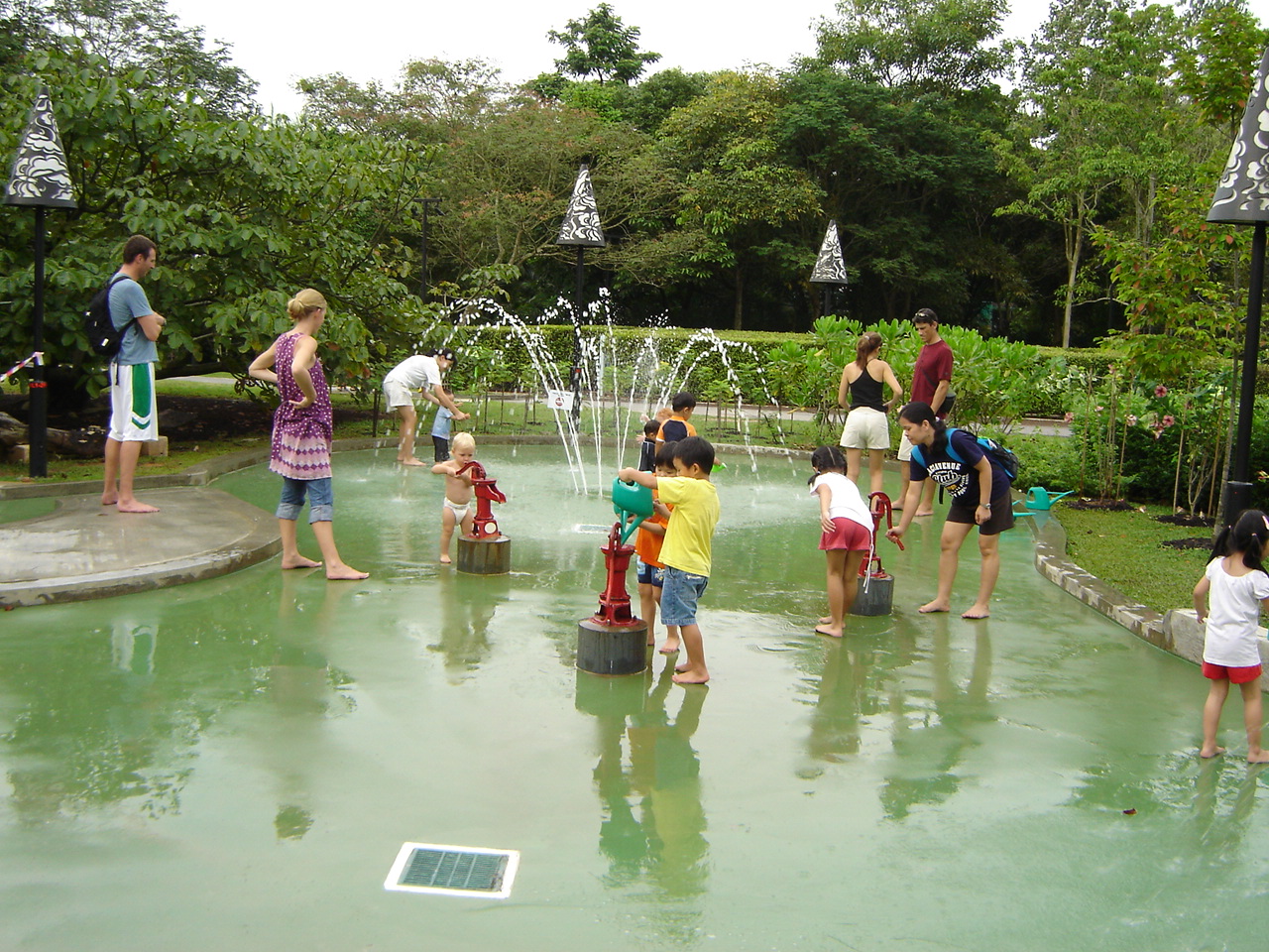 Alta Vista Gardens Blog Water Geyser Patio Fundraiser