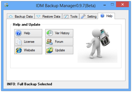 IDM Backup Manager v0.9.7(Beta)