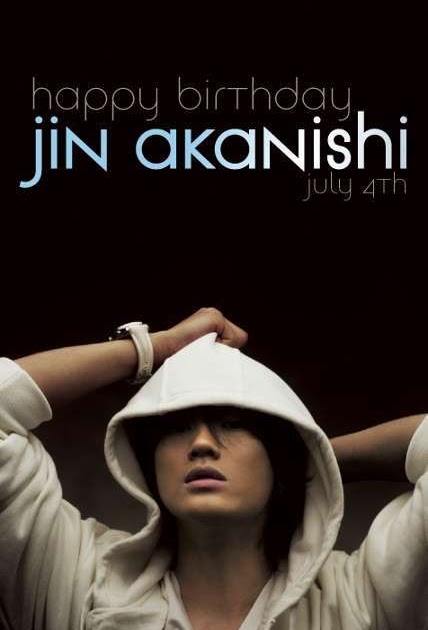 A DAY A RANDOM POST: Akanishi Jin Birthday Wishes