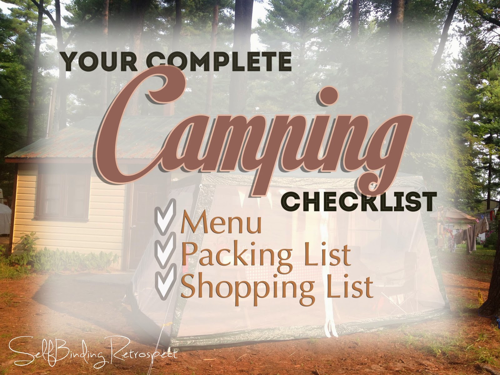 Your Complete Camping Checklist Alanna Rusnak Publishing