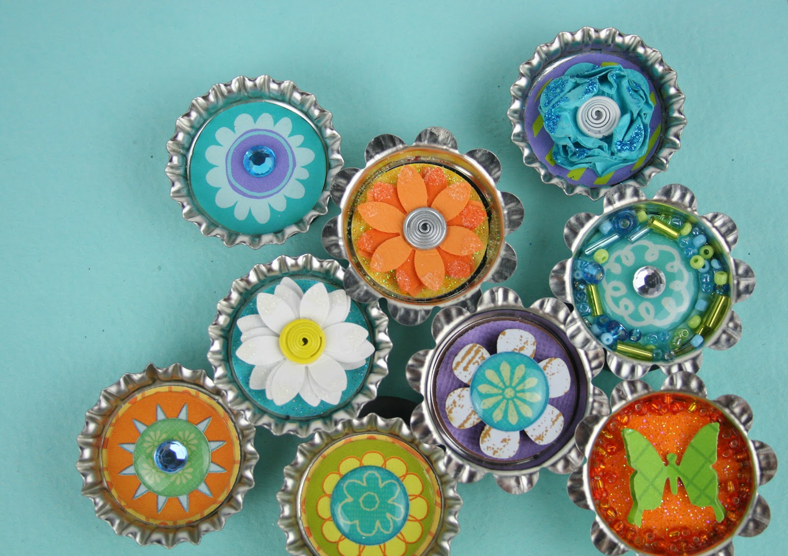 whatchu talkin bout willis? Fiskars Bottle Cap Tutorial