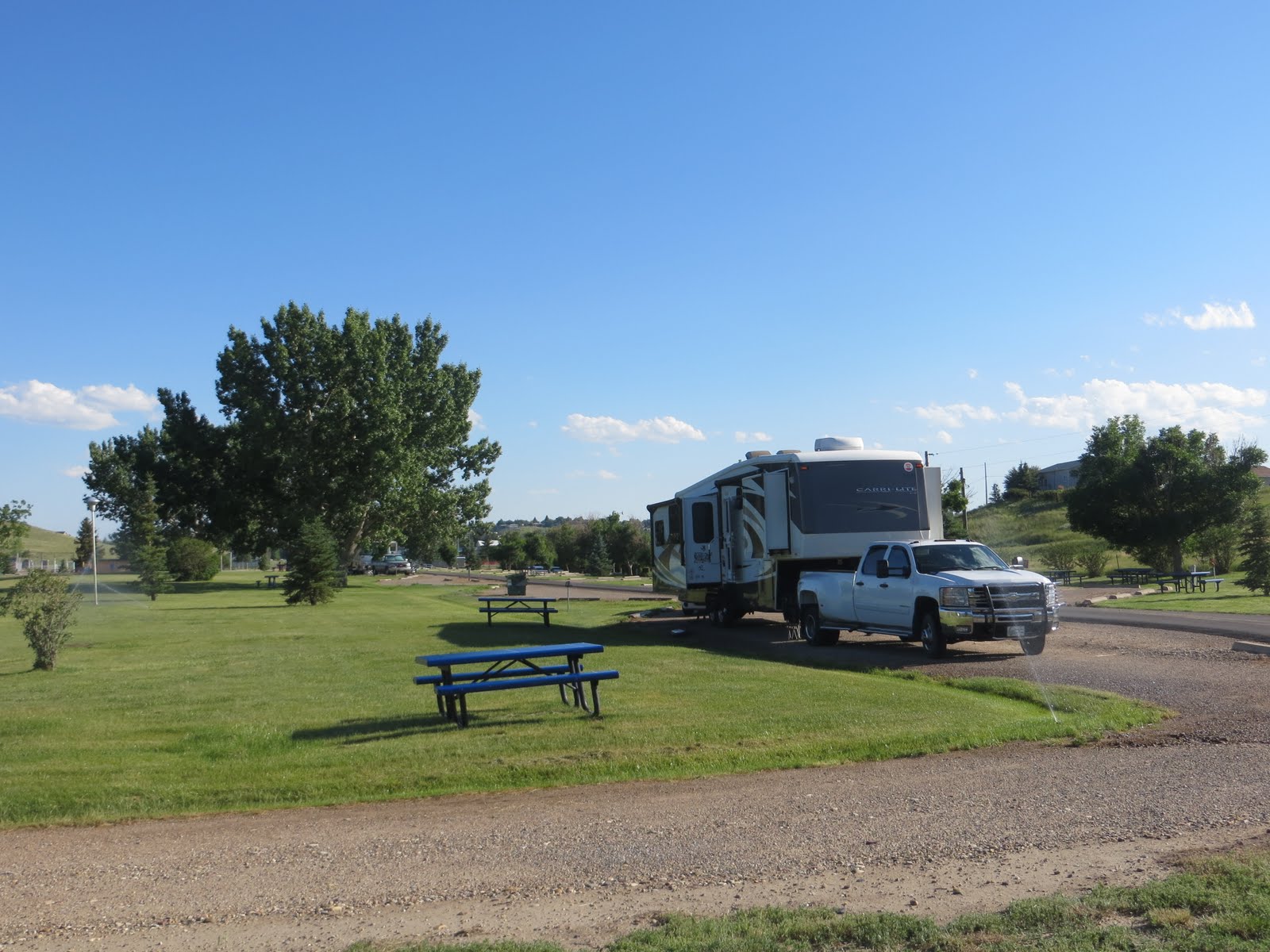 Bob and Linda's RV Travels Lake ShelOole Campground Shelby MT