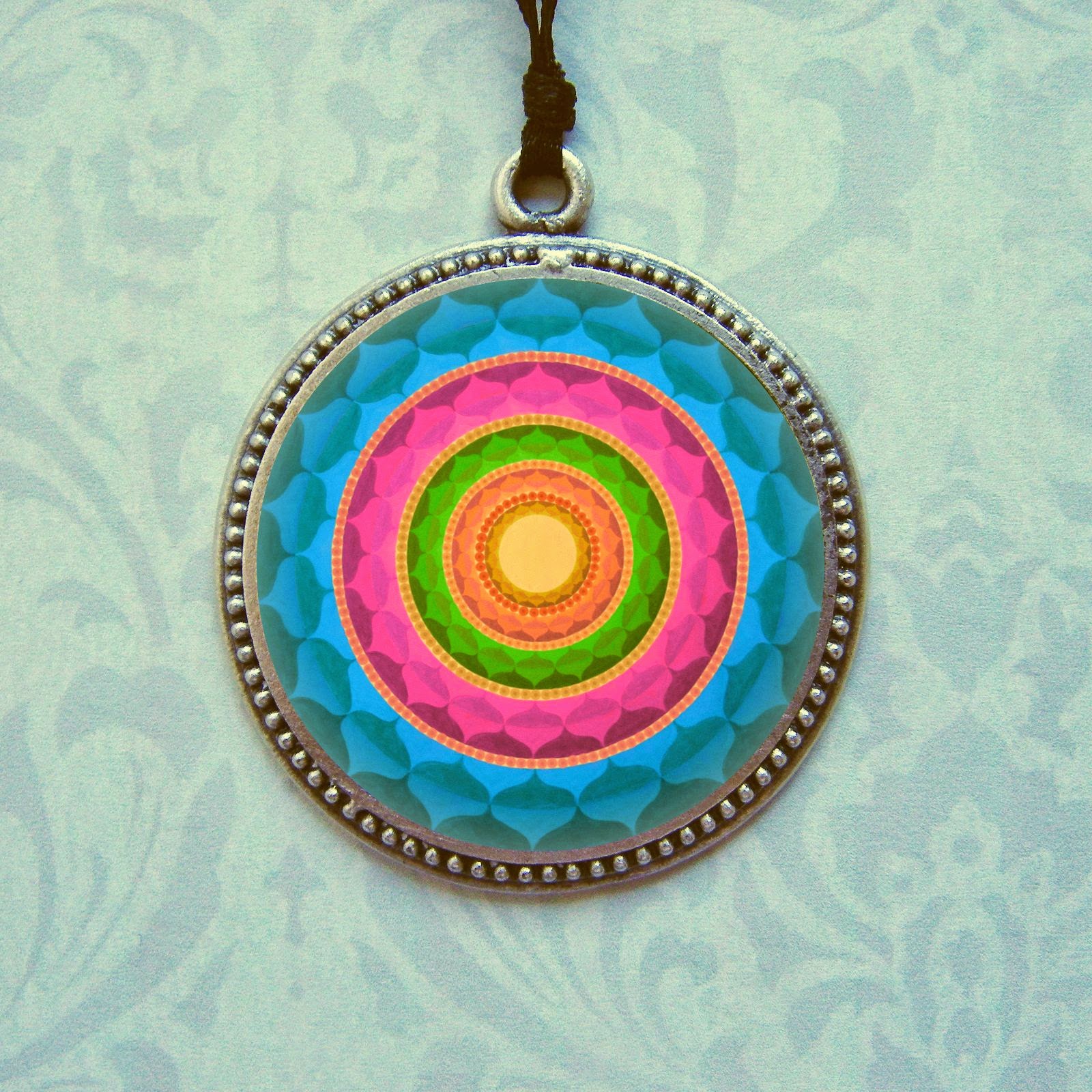 Mandala gallery Mandala necklace with Sky mandala