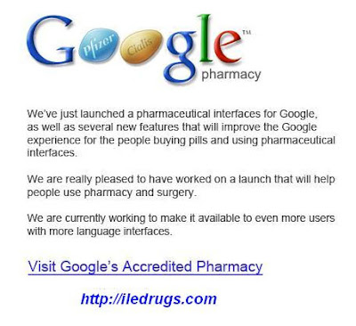Google Pharmacy Spam