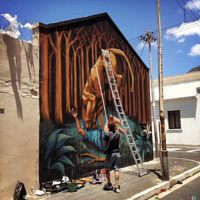 JAZ New Mural In Cape Town, South Africa StreetArtNews StreetArtNews