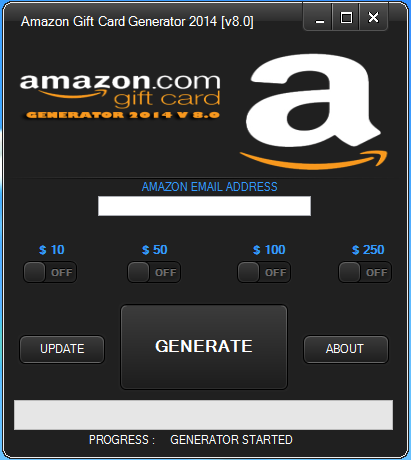 Amazon Gift Card Generator 2014 Activation Key