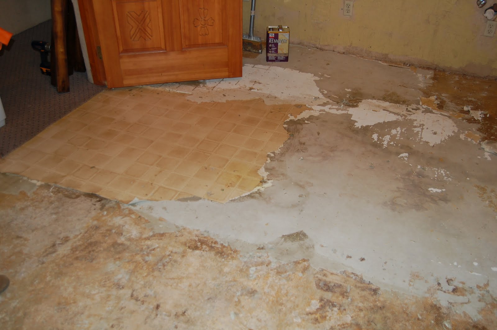 Shades of Amber Chalk Paint Floors and Lacquer